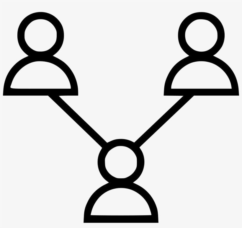 Connection Group Team Connected Online Comments - Networking Clipart Black And White, transparent png #2026390