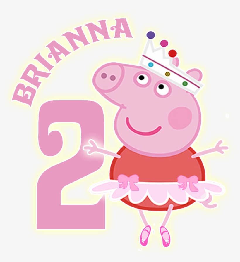 Logo Creado Para Usar En Todo El Candy Bar De La Fiesta - Peppa Pig Ballet Png, transparent png #2026752