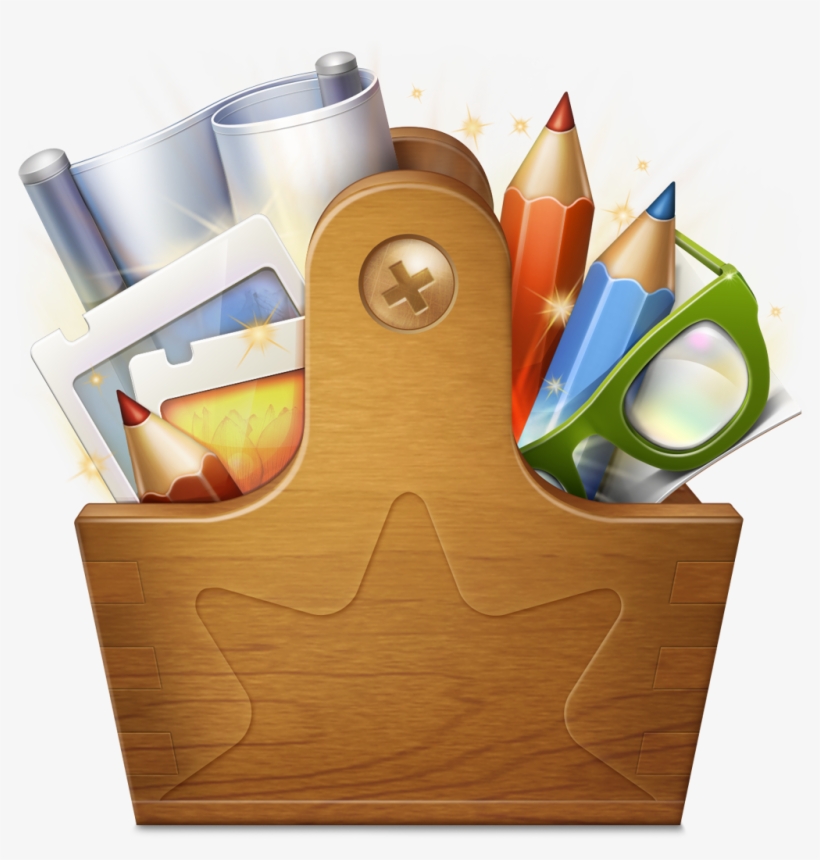 Graphic Black And White Icon Cliparts Itunes App - Open Toolbox Icon, transparent png #2026895