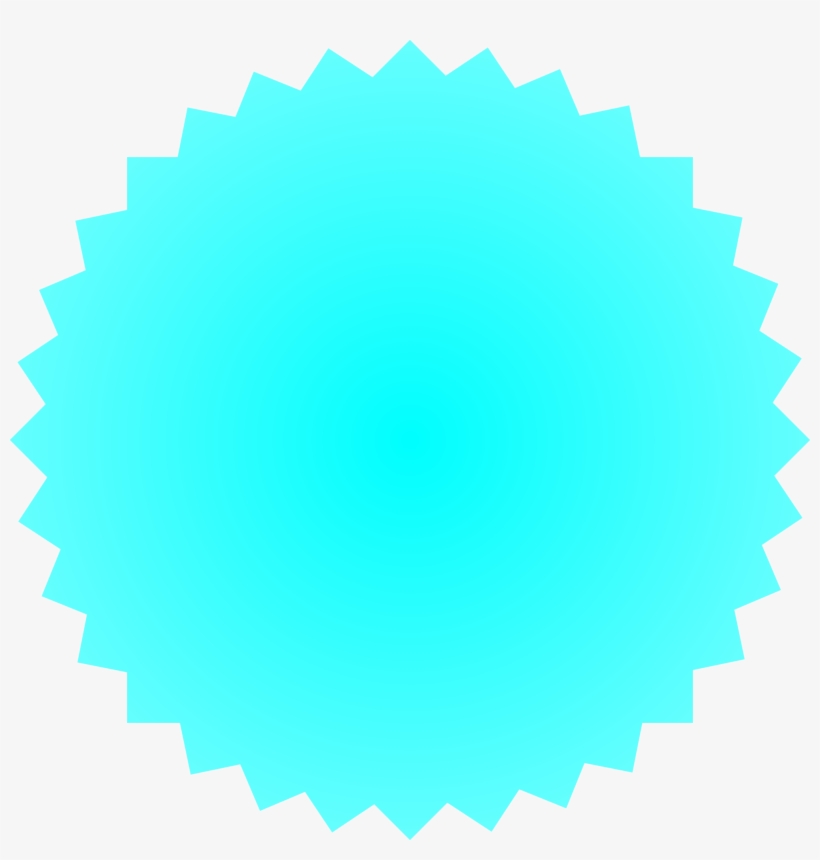 Blue Circle Vector Zigzag - Excellence Seal Png, transparent png #2026978