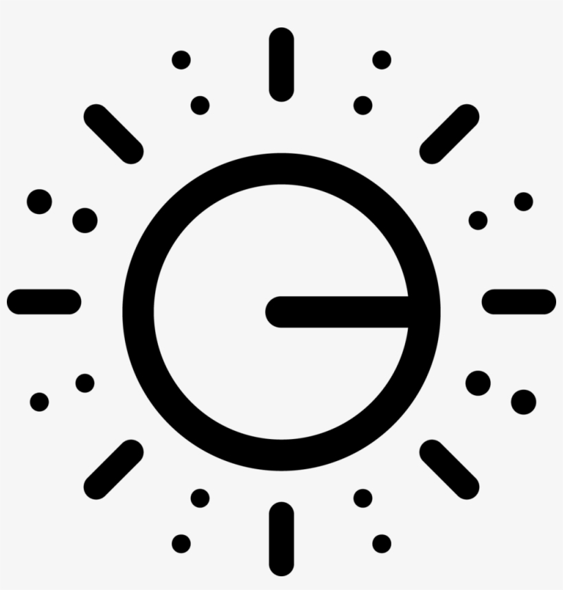 Black Icon - Sol Negro En Png, transparent png #2027103