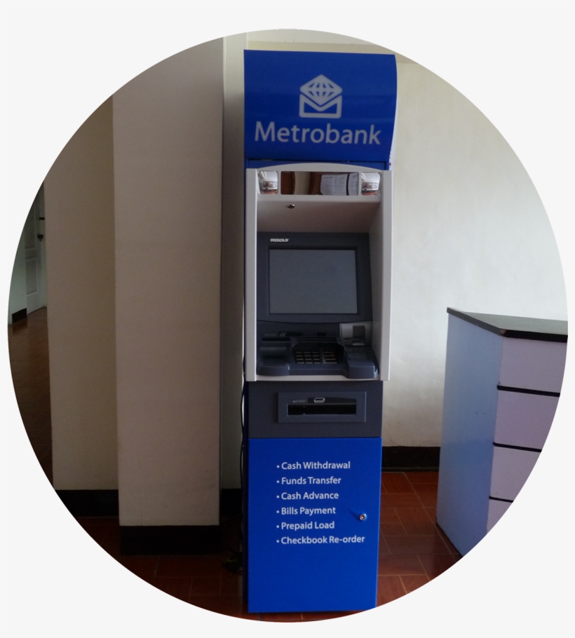 Atm01 Metrobank Cash Acceptance Machine Free Transparent PNG