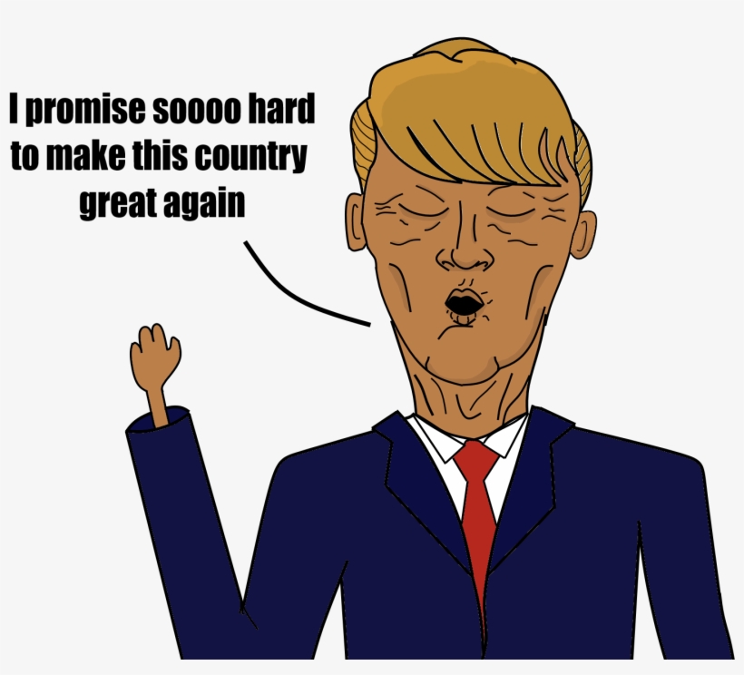 A Look Into Trump's First Week In Office - Cartoon, transparent png #2027471