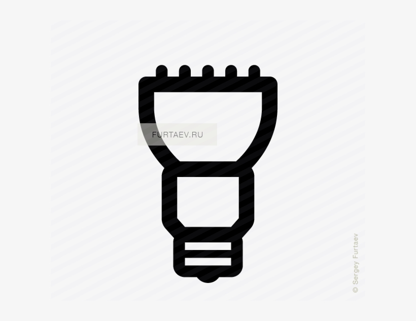 Vector Icon Of Energy Saving Lamp - Led Light Bulb Vector, transparent png #2027504
