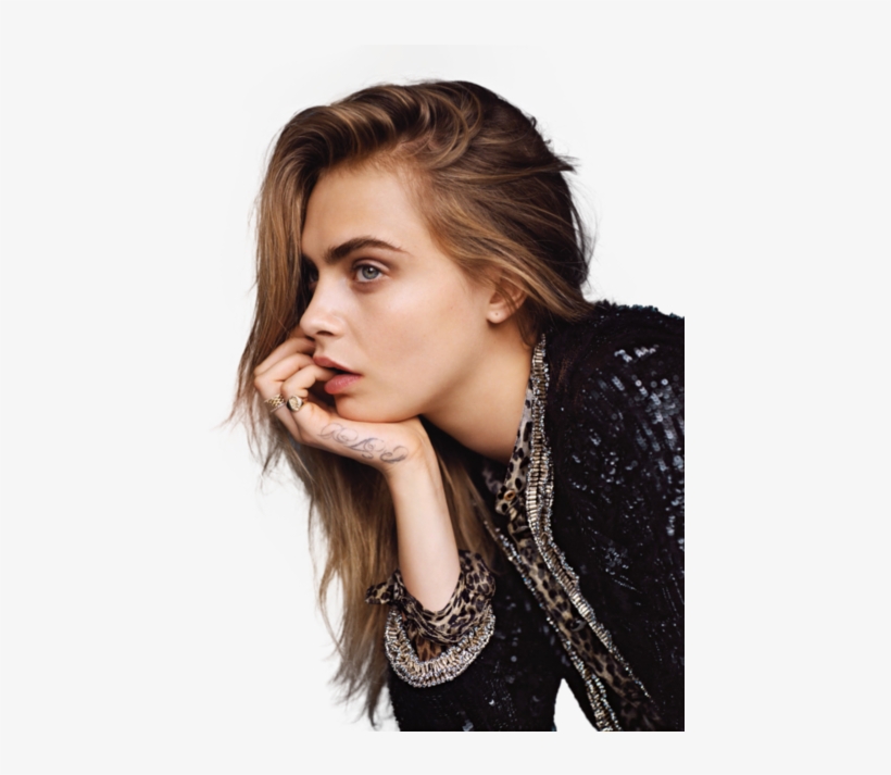 Cara Delevingne And Model Image - Cara Delevingne Png, transparent png #2028379