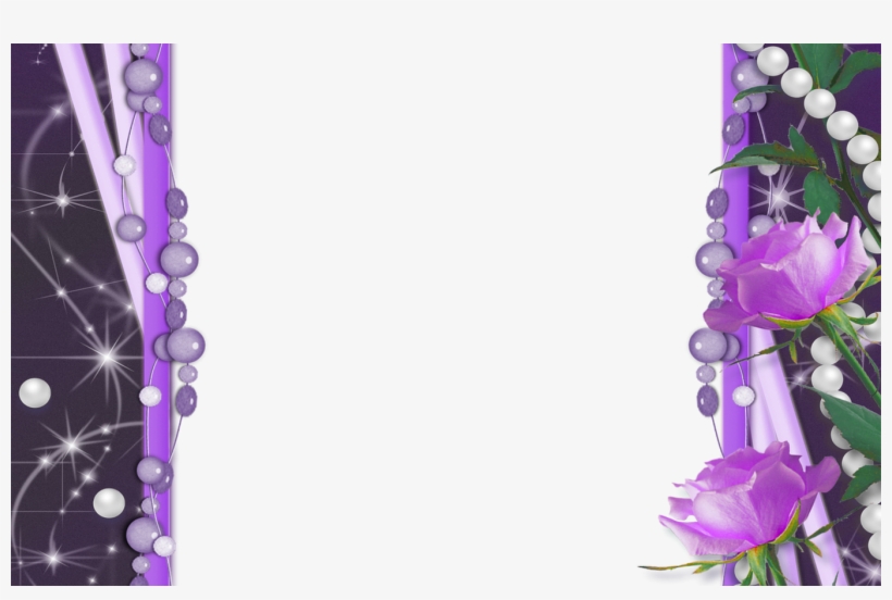 Transparent Purple Flower Frame Gallery Yopriceville - Tuesday God Spoken Word Ministries Quotes, transparent png #2028554