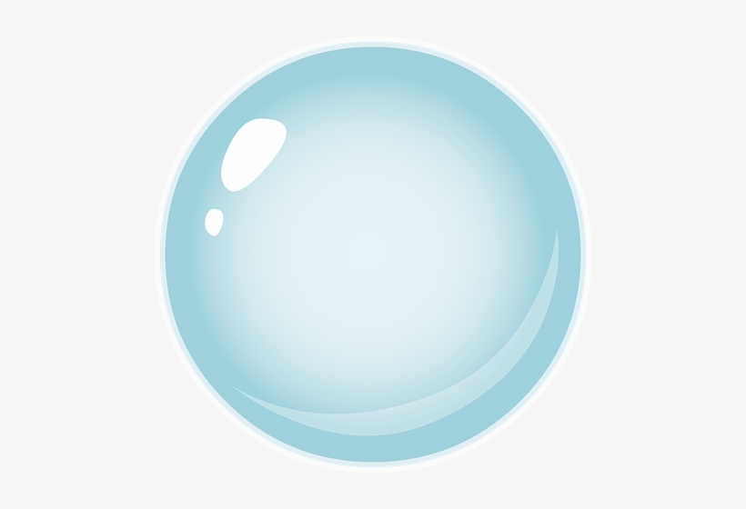 Circle Ball Blue Bubble 3d Sphere Rou - Circle, transparent png #2028556