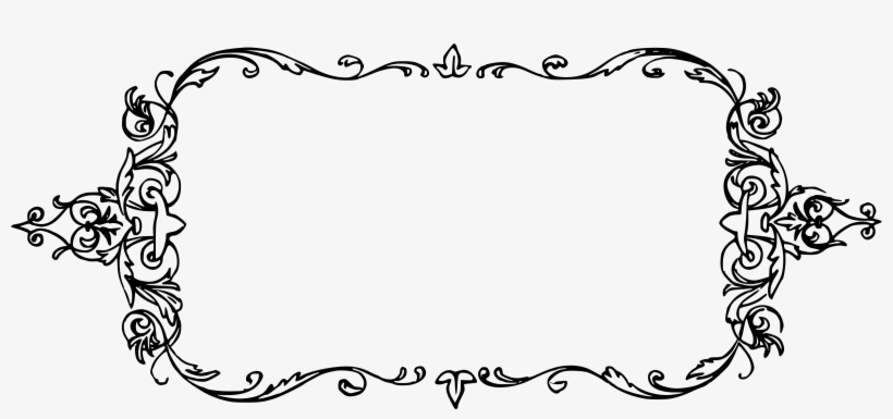 Black Ornate Frame Png - اطار مزخرف Png, transparent png #2028669