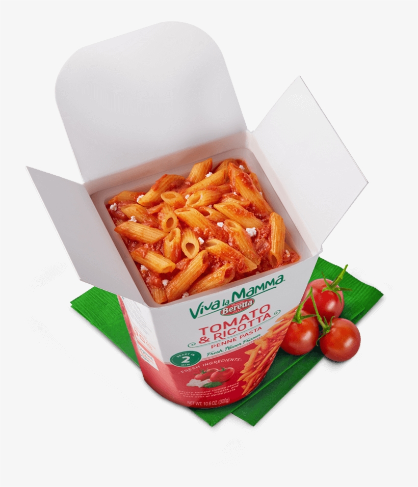 Authentic Italian Pasta In Minutes - Viva La Mamma Pasta Top View, transparent png #2028712