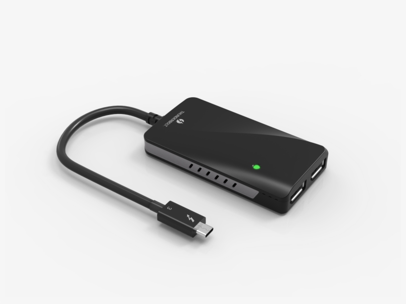 Thunderbolt™ 3 Usb-c To Dual 4k Displayport Adapter - Displayport, transparent png #2028798