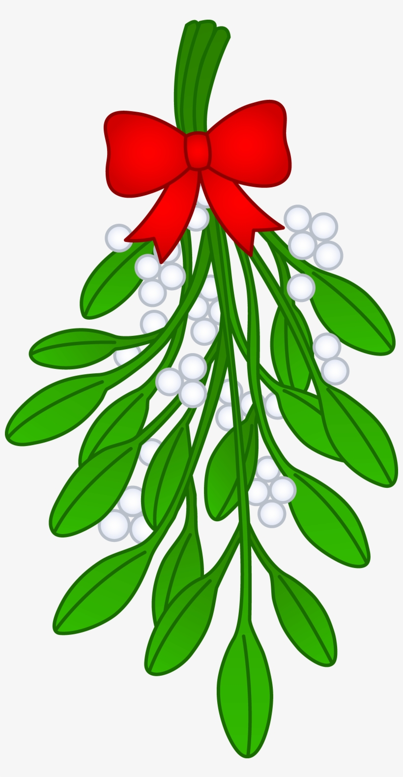 Mistletoe Clipart - Mistletoe Clipart Free, transparent png #2028873