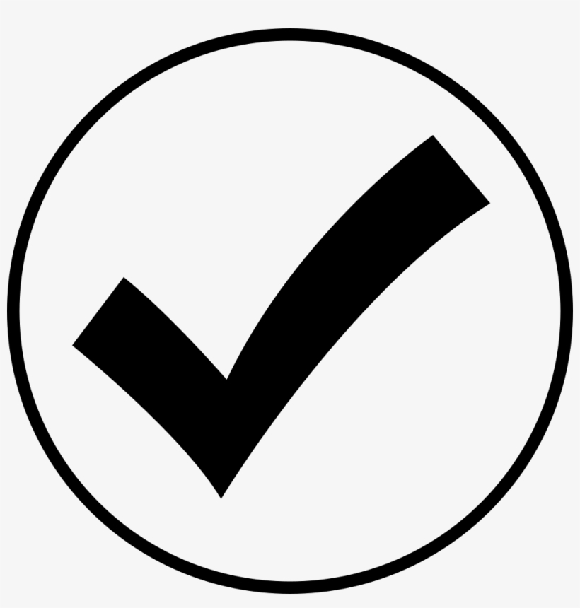 Checkmark Icon Png - Tick In Circle Icon, transparent png #2028984