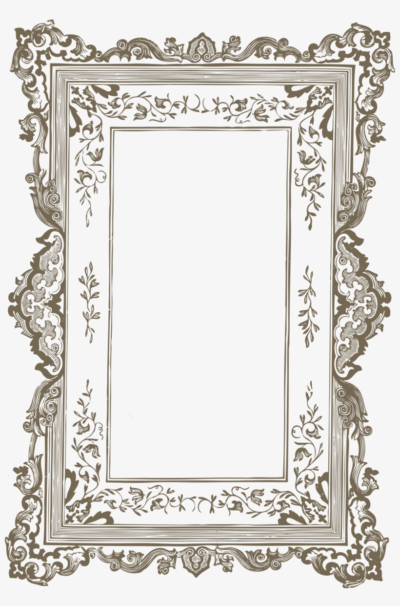 Vintage Ornate Frame - Little Book Of Awe And Wonder, transparent png #2028985