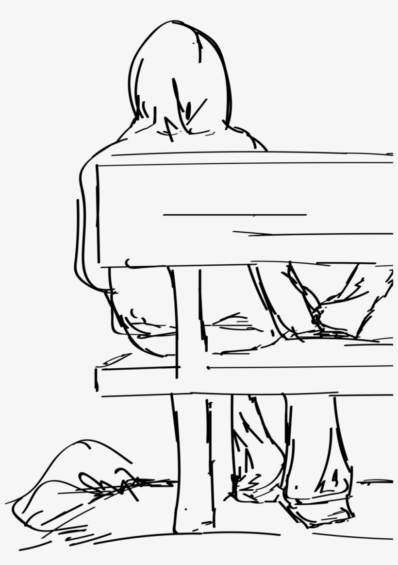 Hooded-alone - Portable Network Graphics, transparent png #2029340