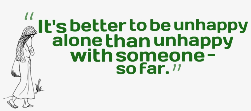 Alone Quotes Png Download Image - Printing, transparent png #2029411