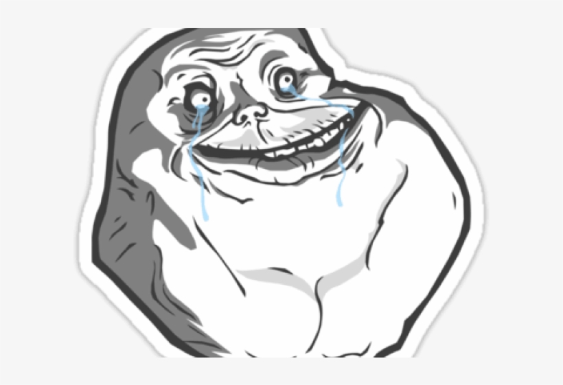 Forever Alone Png Transparent Images - Meme Forever Alone Twitter, transparent png #2029613