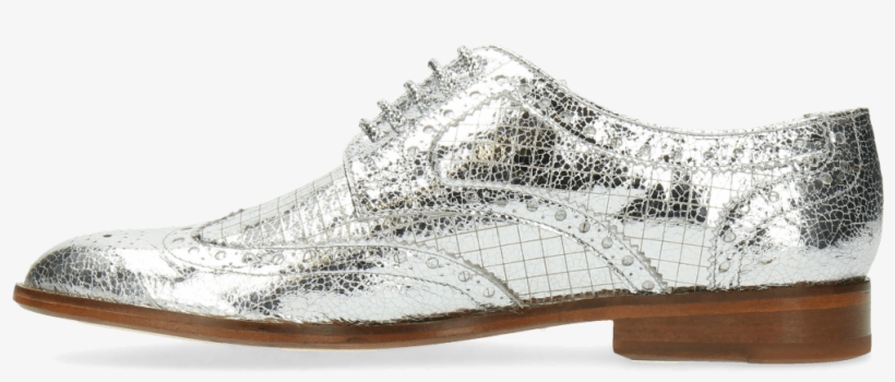 Derby Shoes Sally 66 Crush Metal Silver - Sneakers, transparent png #2029924