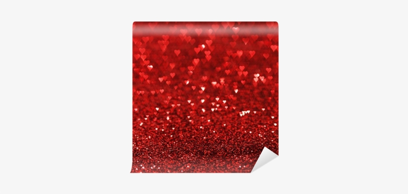 Red Glitter Background Wall Mural • Pixers® • We Live - Fundo Vermelho Glitter, transparent png #2031222