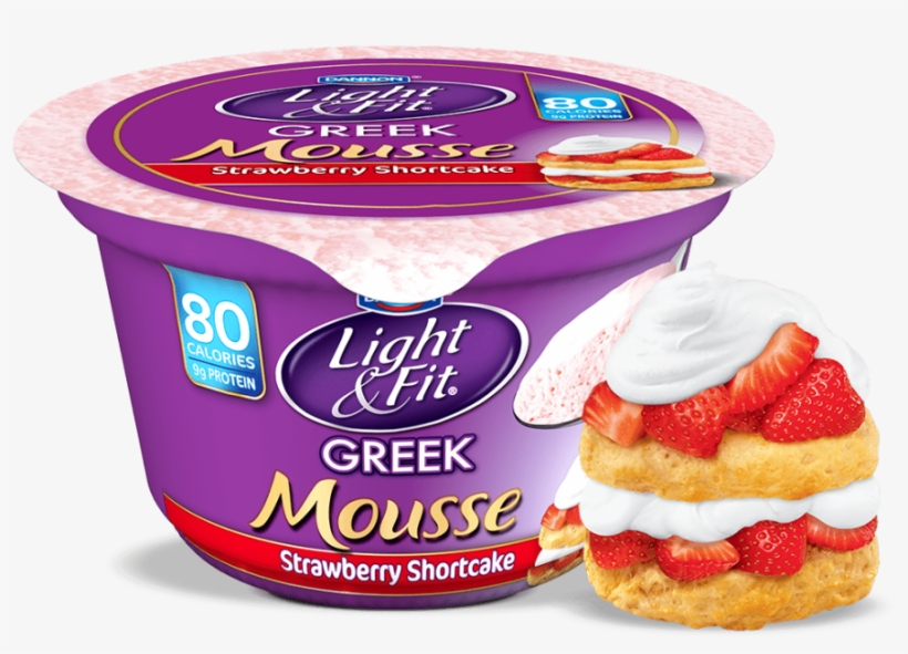 Strawberry Shortcake Nonfat Yogurt Mousse - Mousse Yogurt, transparent png #2031255