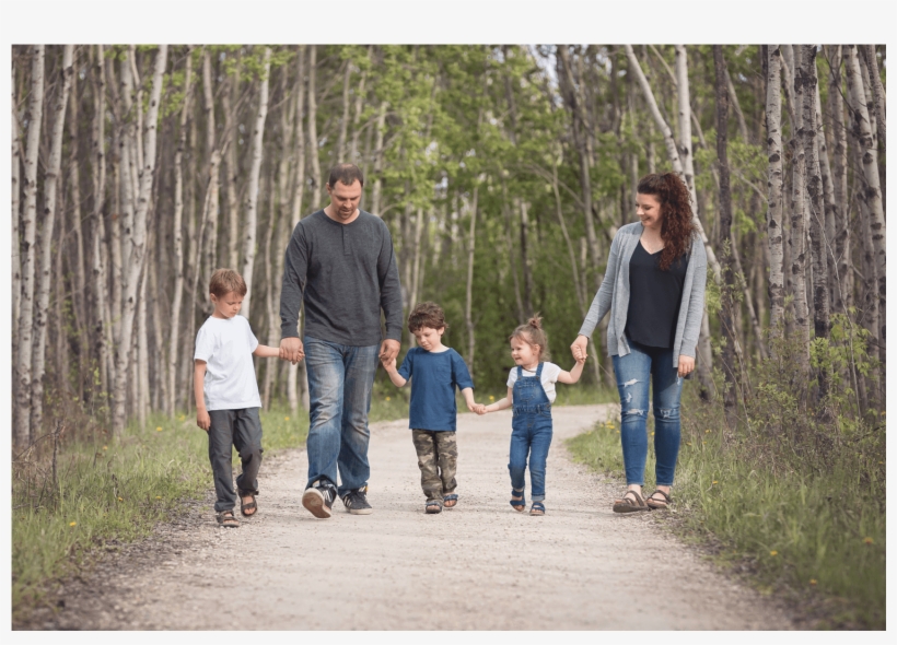 Family Walking In Forrest, transparent png #2031289