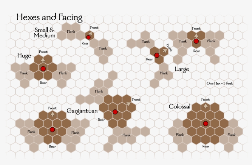 Hex Grid D20srd Org - Dnd 5e Large Size, transparent png #2031806