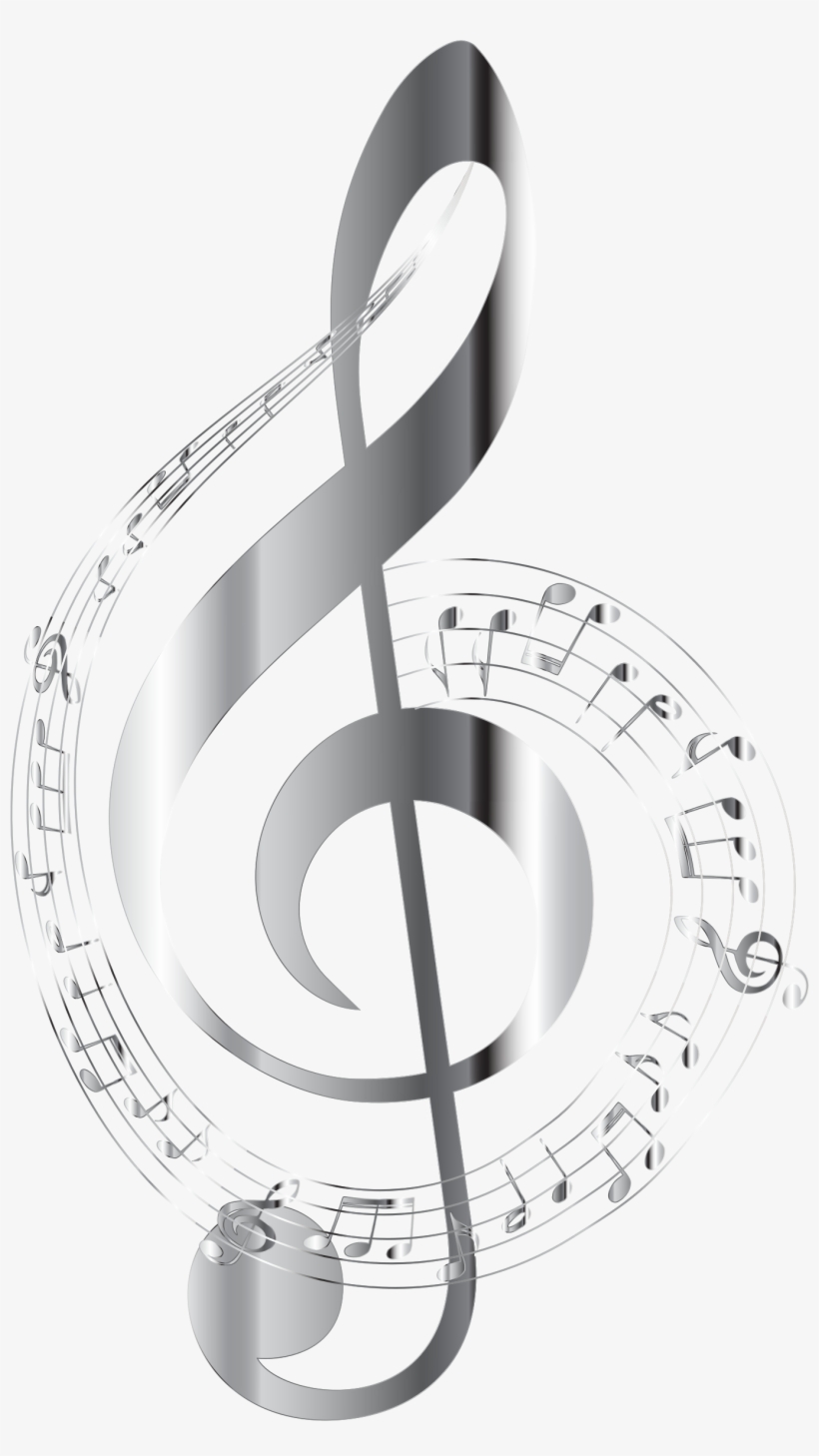 This Free Icons Png Design Of Chrome Musical Notes, transparent png #2031855