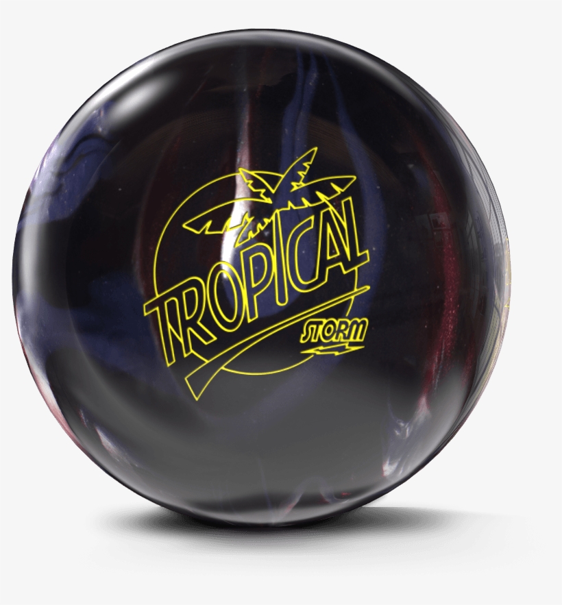 Chrome/carbon Tropical Png - Storm Tropical Breeze Carbon Chrome Bowling Ball -, transparent png #2031942