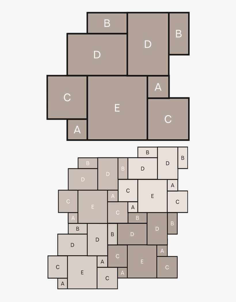 Stone Tile Laying Pattern - 5 Slab Laying Pattern, transparent png #2032000