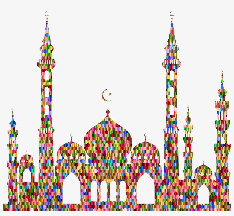 This Free Icons Png Design Of Chromatic Hex Grid Mosque, transparent png #2032037