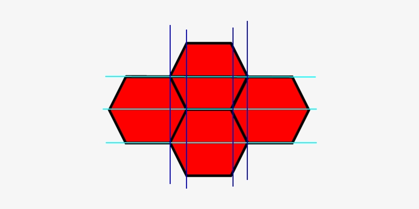 Hexagonal Decomposition - Drawing, transparent png #2032257