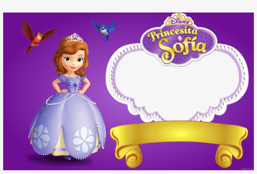 Invitacion Princesa Sofia Png Clipart Convite Birthday - Princesita Sofia / Various - Cd, transparent png #2032747