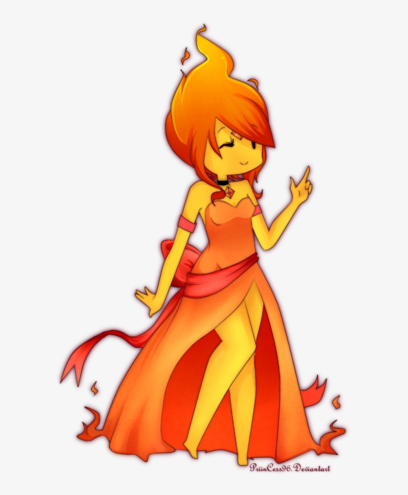 Flame Princess - Adventure Time Flame Princess Dress, transparent png #2032990