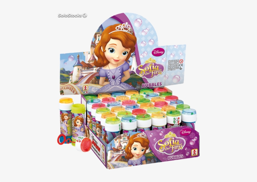Bote De Pompas / Burbujas 60 Ml - Burbujas De La Princesa Sofia, transparent png #2032993