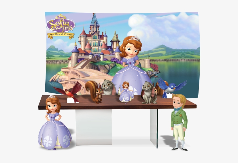 Kit Festa Princesa Sofia Completo - Disney Castle 3d Wall Art Frame, transparent png #2033021