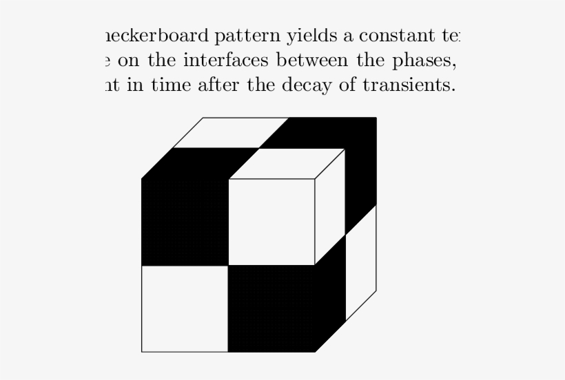 Showing A Cubic Checkerboard Pattern - Graphics, transparent png #2033115