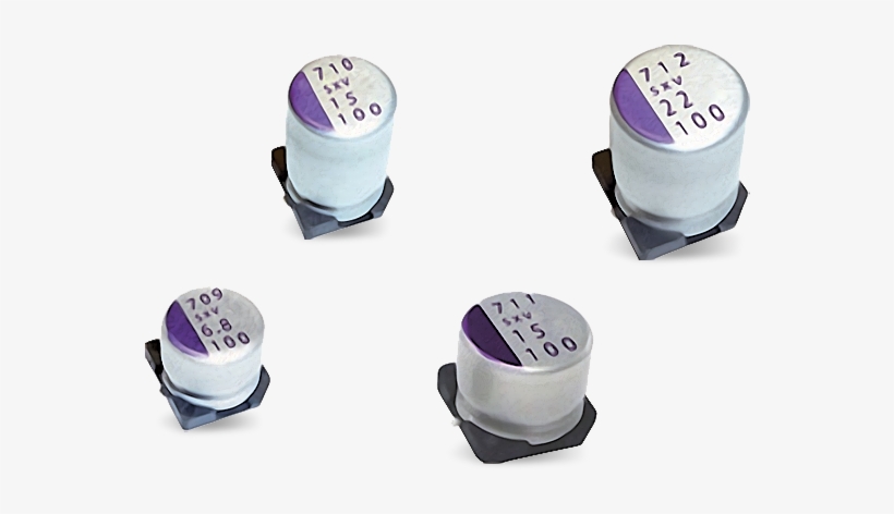 Panasonic Electronic Components Condensatori In Alluminio - Panasonic - 100sxv22m - Capacitor Aluminum Polymer, transparent png #2033226