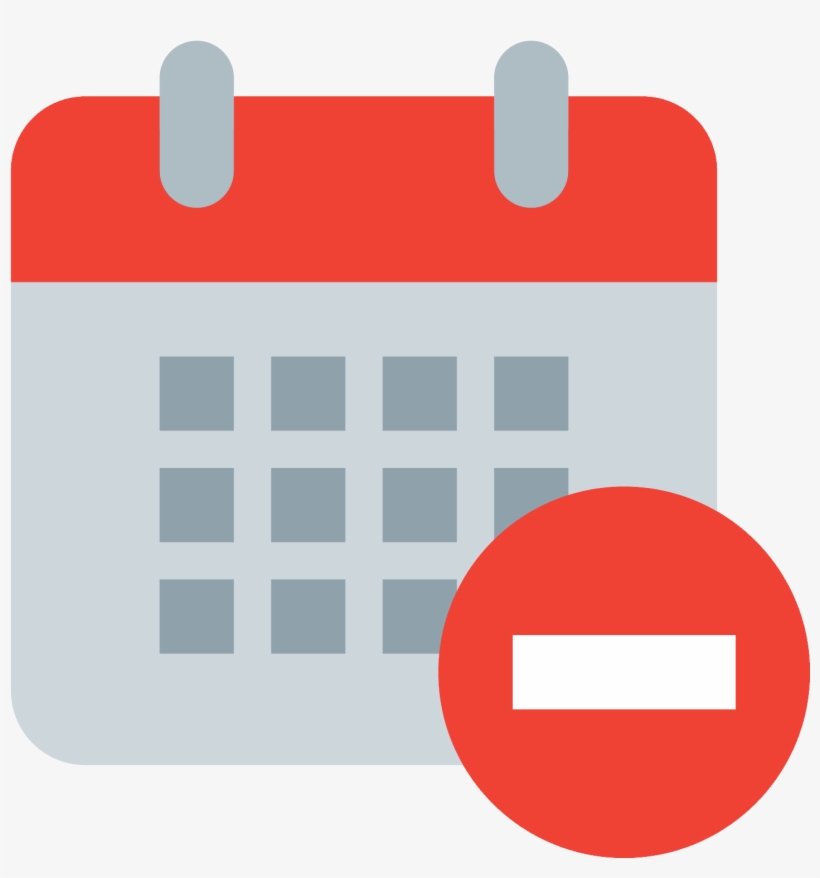 Calendar Minus Icon - Date Icon, transparent png #2033314