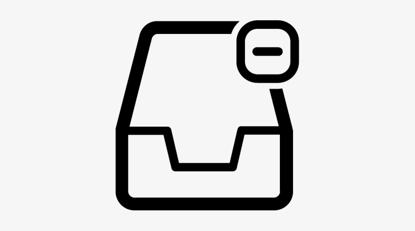 Inbox Minus, transparent png #2033419
