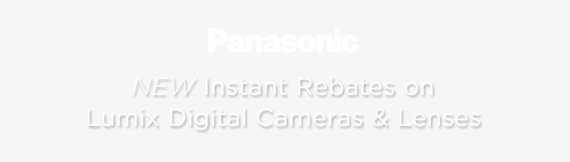 Panasonic Lumix April Rebates - Monochrome, transparent png #2033469