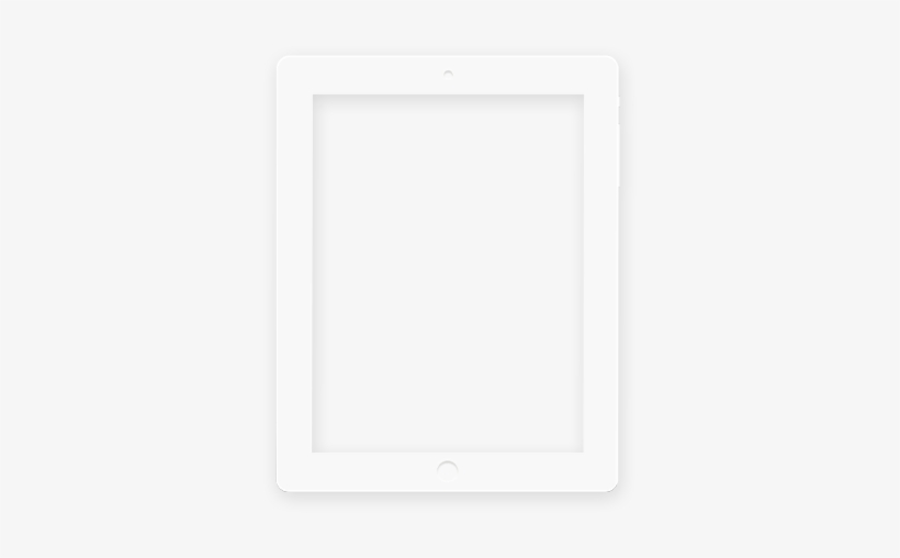 24 Aug 2018 - Ipad Icon Png White, transparent png #2033518