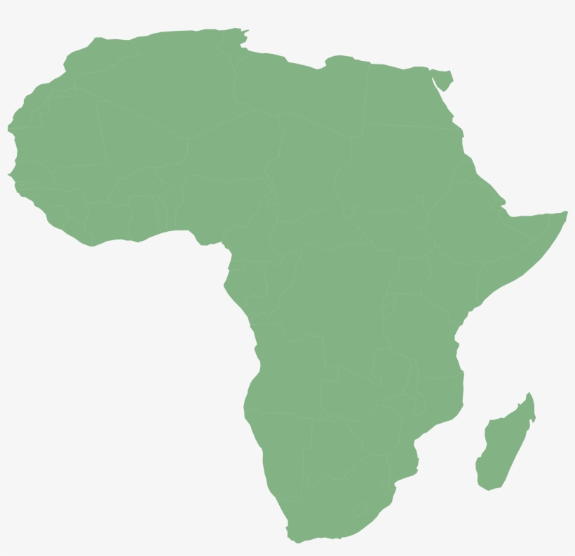 Africa Map Png - Afrique Continent, transparent png #2033630