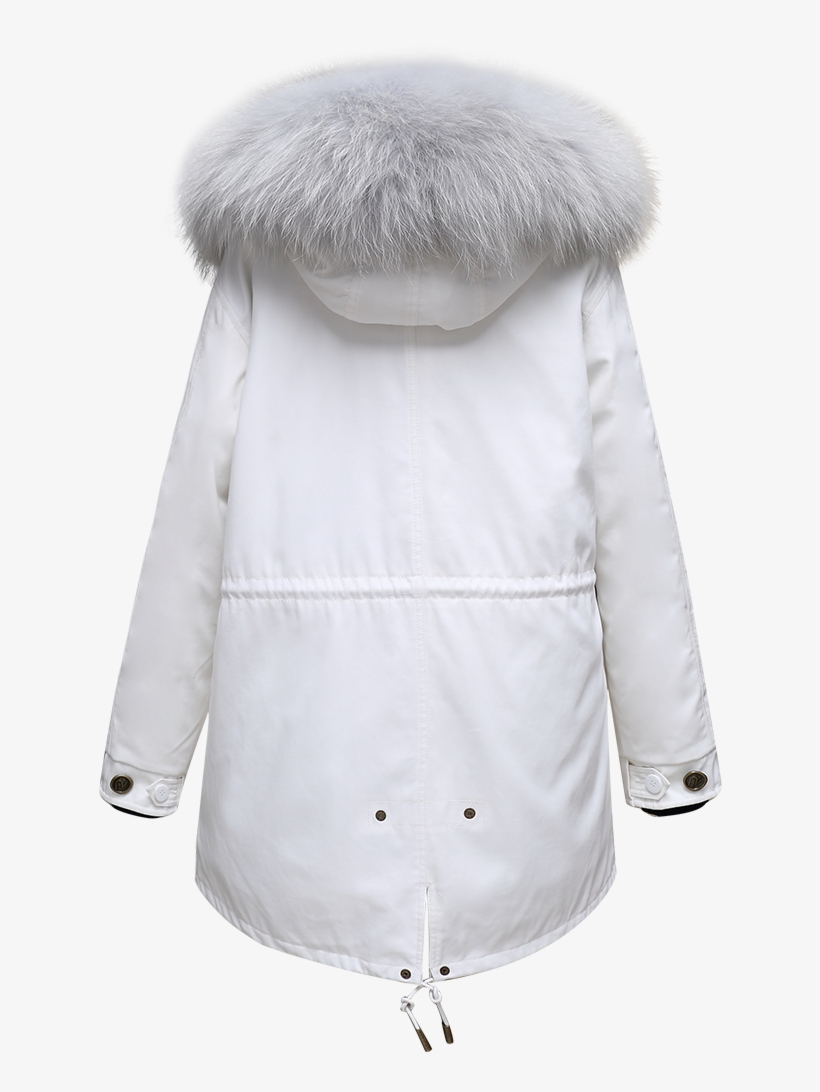 White Parka Grey Mermaid Fox - White Parka, transparent png #2033671