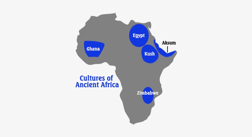 Map Of Ancient African Tribal Locations - Map Of The Ancient African Civilization, transparent png #2033833