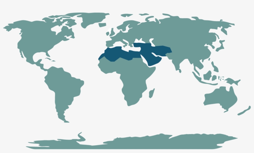 North Africa And Middle East - Northeastern Australia, transparent png #2033882