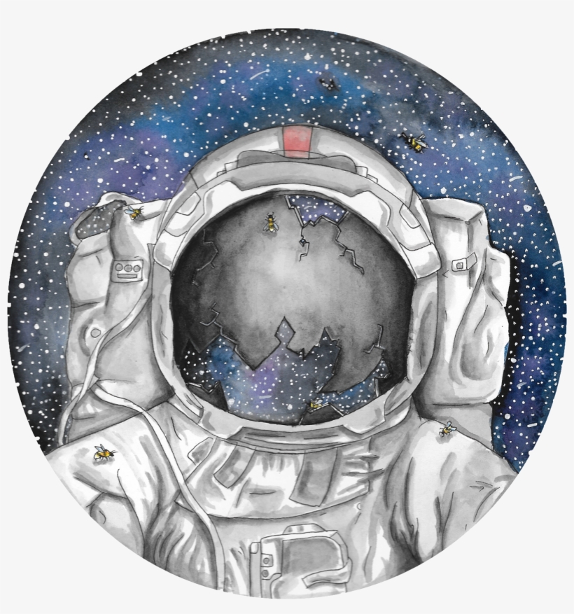 Cosmic Dust, Made With Watercolour, Coloured Pencil - Circle, transparent png #2034159