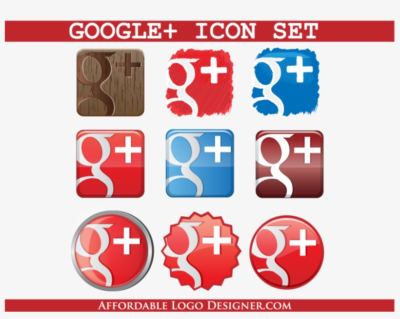 Free Google Plus Icon Set - Google, transparent png #2034342