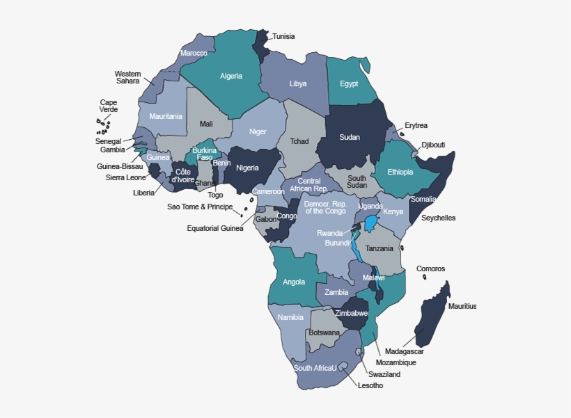 A - Access To Education Africa Map, transparent png #2034568