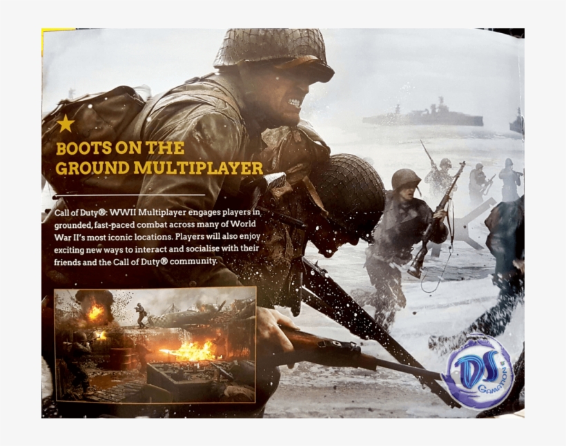 Call Of Duty Wwii - Cod Ww2 D Day, transparent png #2034648