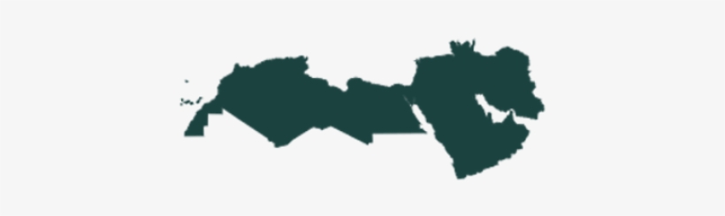 Middle East And North Africa Region Map - Middle East And North Africa Map Png, transparent png #2034667