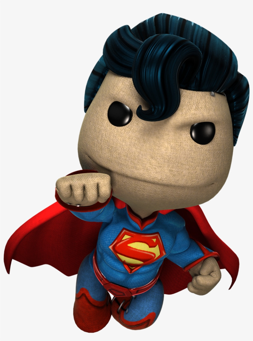 Superman - Little Big Planet Dc Comics Png, transparent png #2034897